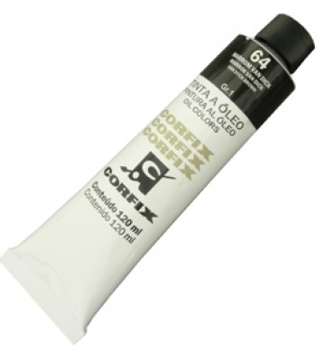 Tinta a Óleo Corfix 120ml 064 Marrom Van Dick G1