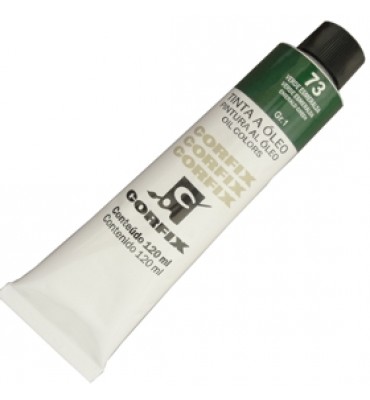 Tinta a Óleo Corfix 120ml 073 Verde Esmeralda G1
