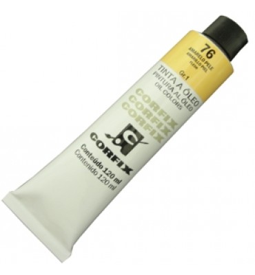 Tinta a Óleo Corfix 120ml 076 Amarelo Pele G1