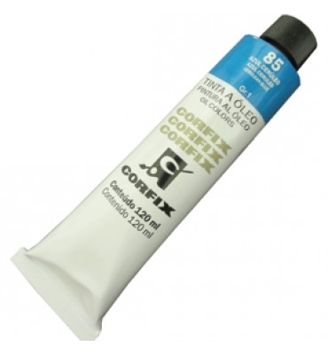 Tinta a Óleo Corfix 120ml 085 Azul Cerúleo G1