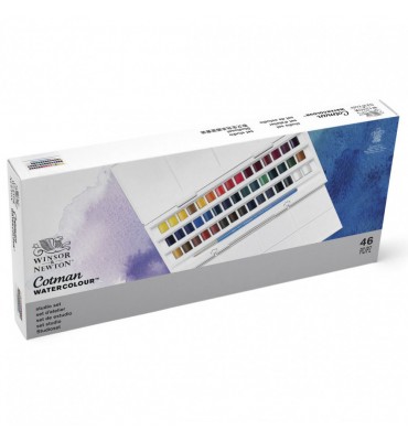 Tinta Aquarela Winsor & Newton Cotman HP Studio 45 Cores 