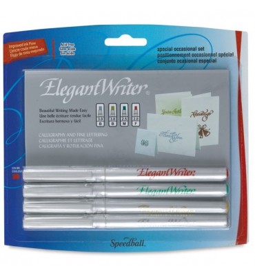 Kit Caneta Caligráfica Speedball Elegant Faça Fácil