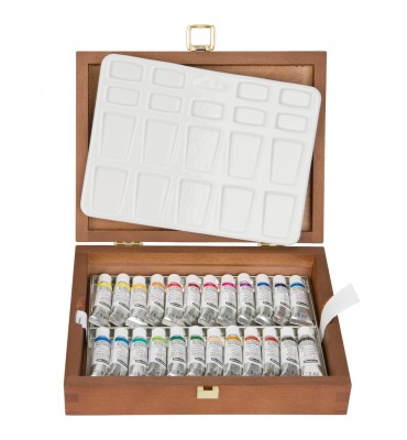 Estojo Tinta Aquarela Bisnaga 24 Cores Schmincke Horadam