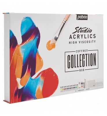 Estojo Tinta Acrílica Pebeo Collection Box