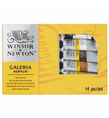 Estojo Tinta Acrílica Galeria Winsor & Newton 14 Peças 