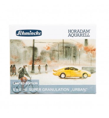 Kit Aquarela Profissional Schmincke Horadam Super Granulation c/5 de 5ml Urban