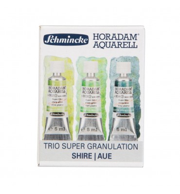 Kit Aquarela Profissional Schmincke Horadam Super Granulation c/3 5ml Shire