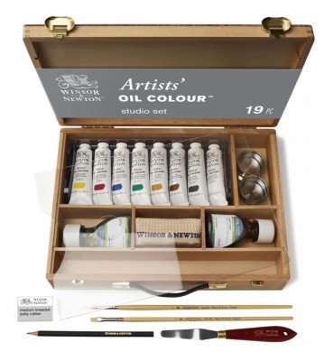 Estojo de Tinta Óleo Winsor & Newton Profissional 