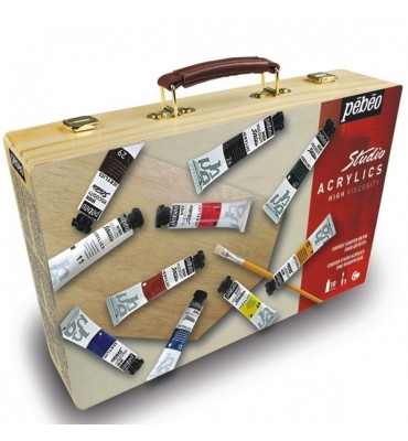 Estojo Tinta Acrílica Pébéo Starter Case