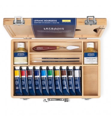 Estojo Tinta Óleo Lefranc & Bourgeois FINE Coffret