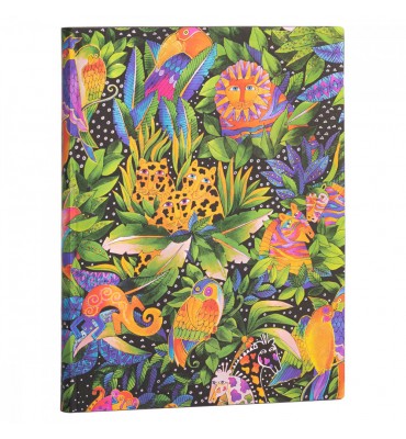 Sketchbook Paperblanks Jungle Song Ultra Capa Flexível
