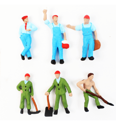 Figuras Para Maquetes 1/100 610 Minitec 06 Peças