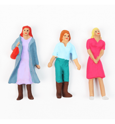 Figuras Para Maquetes 1/50 698 Minitec 03 Peças