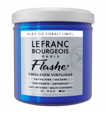 Tinta Flashe Cobalt Blue Hue 064 S1 Lefranc Bourgeois 125ml