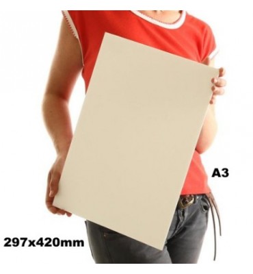 Foamboard Metier Contracole Papel Pluma Branco A3 5mm