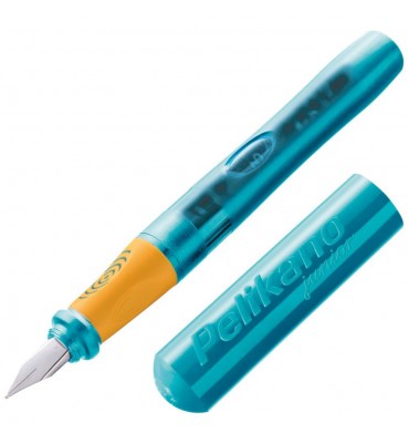 Caneta Tinteiro Pelikano Junior Turquoise P/ Destros