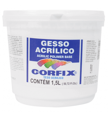 Gesso Acrílico Corfix 1,5L