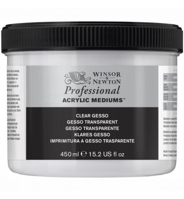 Gesso Acrílico Transparente Profissional Winsor & Newton 450ml 
