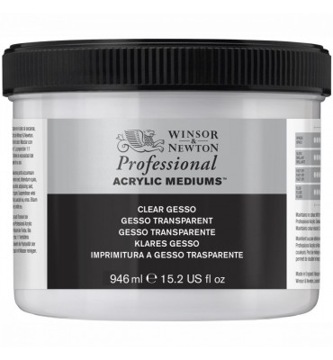 Gesso Acrílico Transparente Profissional Winsor & Newton 946ml 