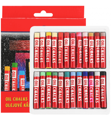 Pastel Oleoso Koh-I-Noor 24 Cores