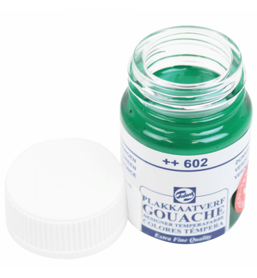 Tinta Guache Talens Para Caligrafia 602 Deep Green 16ml