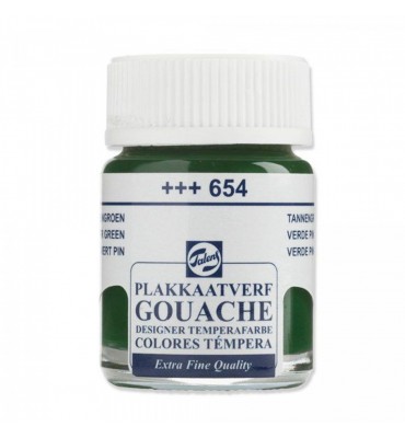 Tinta Guache Talens Para Caligrafia 654 Fir Green 16ml