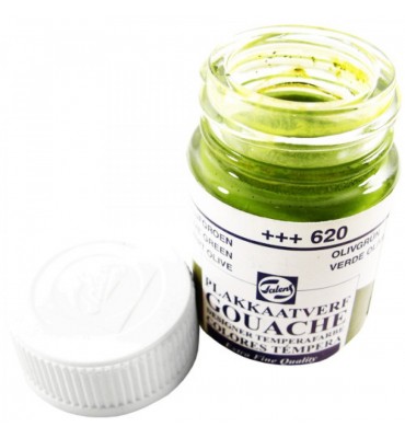 Tinta Guache Talens Para Caligrafia 620 Olive Green 16ml