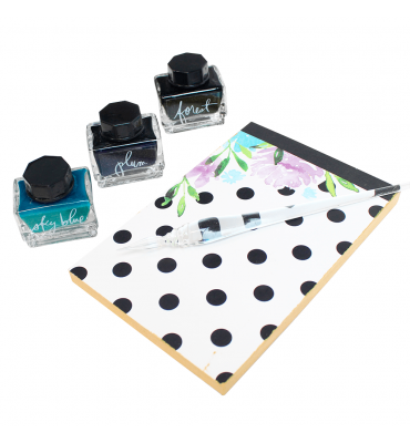 Kit de Caligrafia Escrita Criativa Ocean Blue Sinoart 