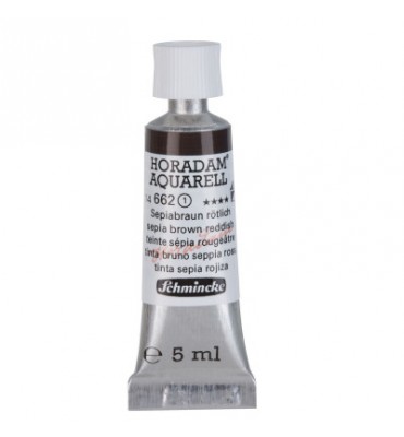 Aquarela Profissional Schmincke Horadam 5ml S1 662 Sepia Brown Reddish