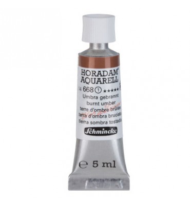 Aquarela Profissional Schmincke Horadam 5ml S1 668 Burnt Umber 