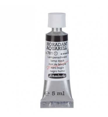 Aquarela Profissional Schmincke Horadam 5ml S1 781 Lamp Black