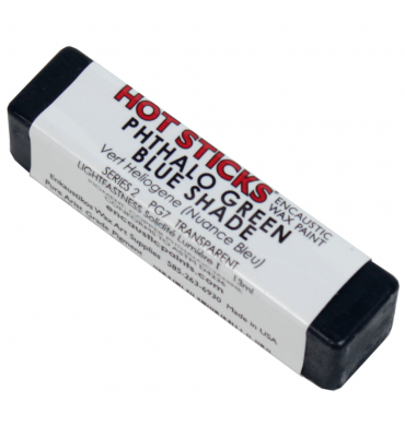 Bastão Encáustica Hot Sticks Phthalo Green Blue Shade G2
