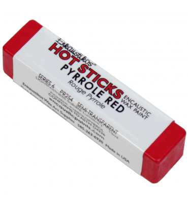 Bastão Encáustica Hot Sticks Pyrrole Red G6
