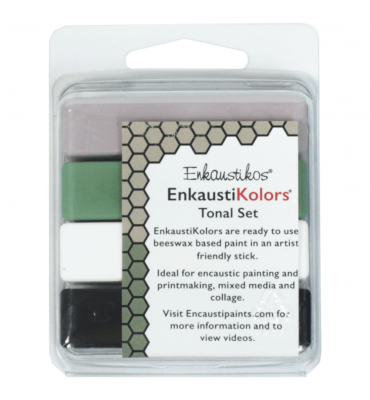 Kit Encáustica Hot Sticks 4 Cores Tonais 