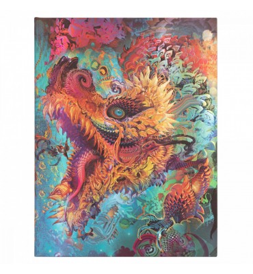Paperblanks Humming Dragon Capa Dura Pautado Midi