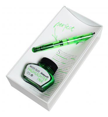 Caneta Tinteiro Pelikan Edição Especial Duo 205 Shiny Green