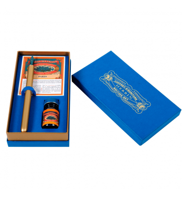 Kit Caligráfico Gift Herbin Azul