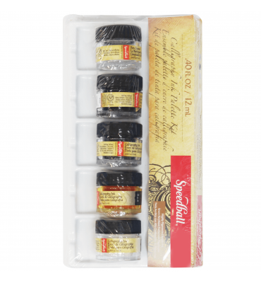 Kit de Tinta Speedball Para Caligrafia 3133