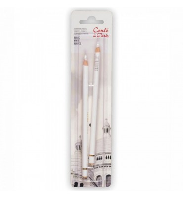 Kit Lápis Pastel Conté à Paris 2 Lápis Brancos