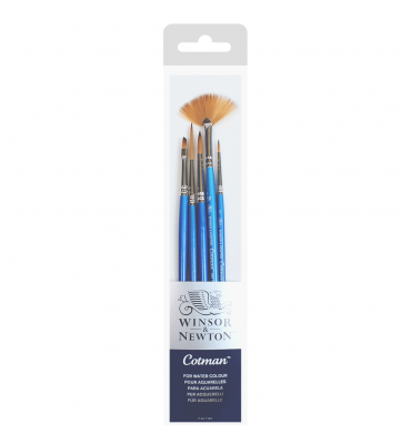 Kit de Pincéis Winsor & Newton Cotman 5 Pincéis