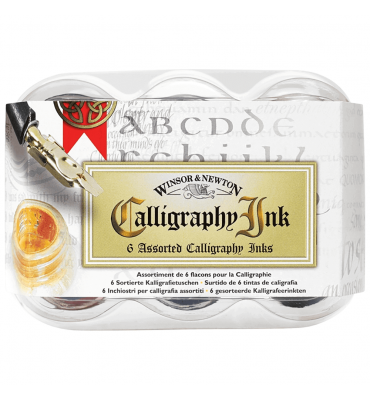 Estojo de Tinta Para Caligrafia Winsor & Newton 06 Cores