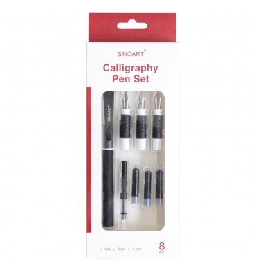 Kit Caneta Caligráfica Sinoart 4 Penas