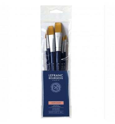 Kit de Pincéis Lefranc & Bourgeois 06 Unidades 300234