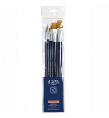 Kit de Pincéis Lefranc & Bourgeois 06 Unidades 300235