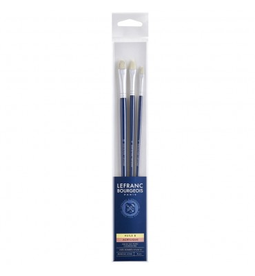 Kit de Pincéis Lefranc & Bourgeois 3 Unidades 810098