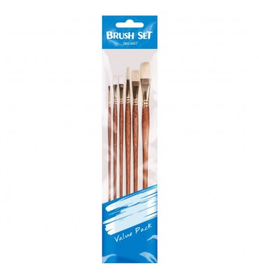 Kit de Pincel para Pintura Artística Sinoart C/4 SFB0273 