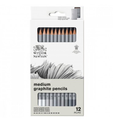 Lápis Grafite Para Desenho Winsor & Newton 12 Graduações