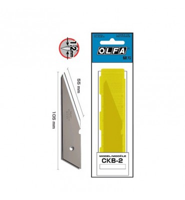 Lâmina Para Estilete Olfa CKB-2 02 lâminas 
