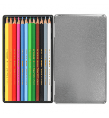 Lápis Aquarela Caran D'Che RED 12 Cores