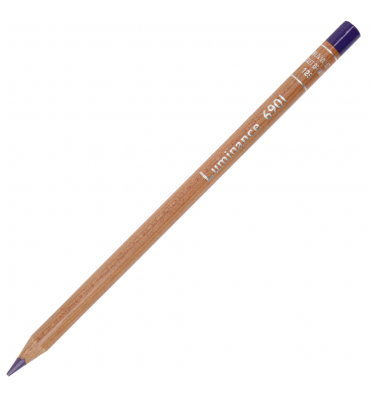 Lápis de Cor Luminance Caran d'Ache 129 Violet Brown